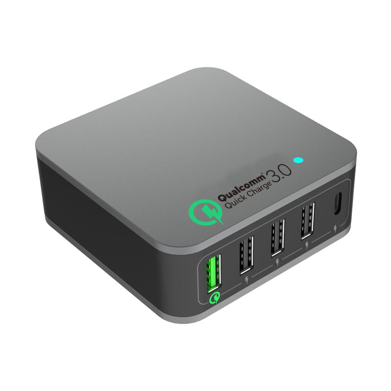 Qualcomm 3.0 Charging Station 40W 5 Port  Type C & Type A