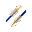 RG6 Quad Shield Aerial Coax M-M With Adapter CTV001