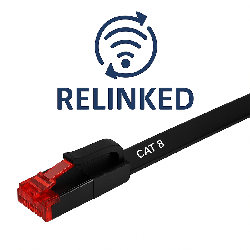 CAT8 Ethernet Gigabit LAN Network Cable (RJ45) – SSTP | 40Gbps | 2000MHz