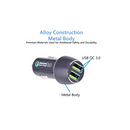 Dual USB Fast Car Charger USB 36W 2 Port